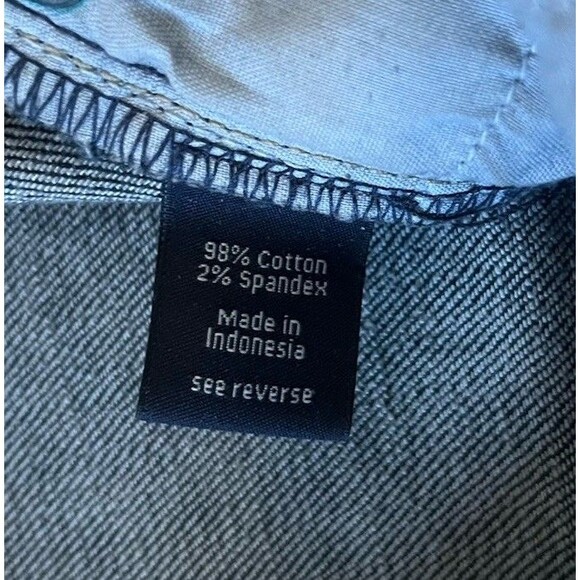 J Crew Hipslung Flare Dark Blue Jeans Size 32R - Picture 5 of 9